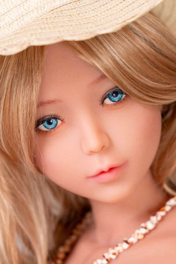 4ft11 / 150cm Tan Skin Big Breast STPE Blonde Sex Doll - Akira D-cup Piper