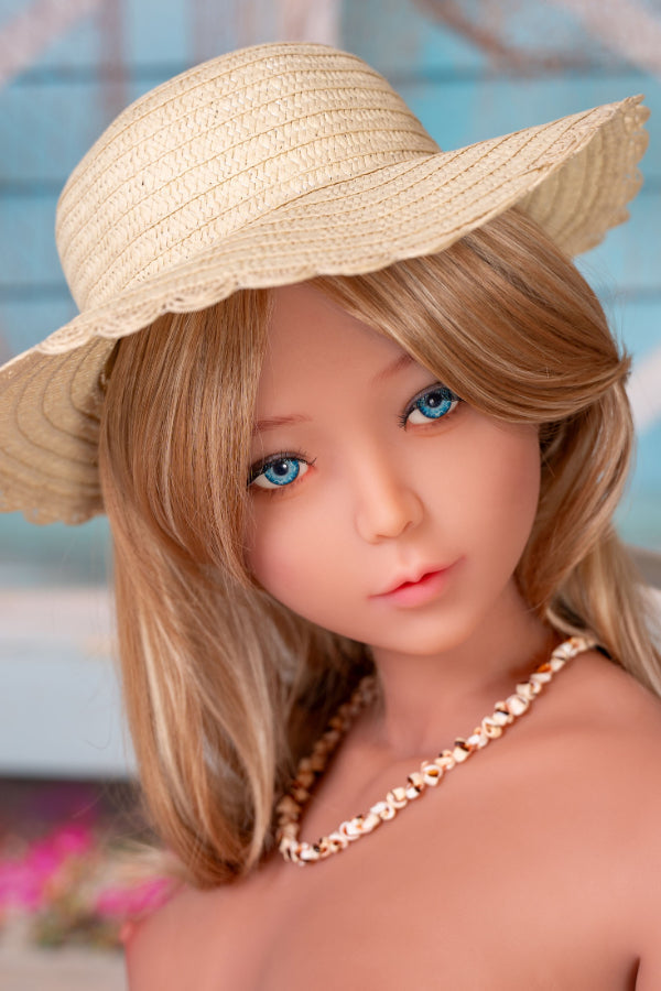 4ft11 / 150cm Tan Skin Big Breast STPE Blonde Sex Doll - Akira D-cup Piper