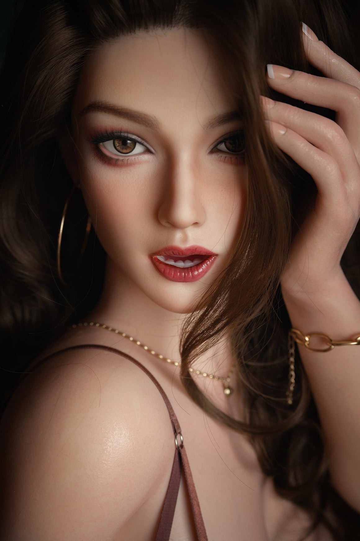 164cm/5ft5 F-cup Big Breast Silicone Sex Doll – #M18 SY