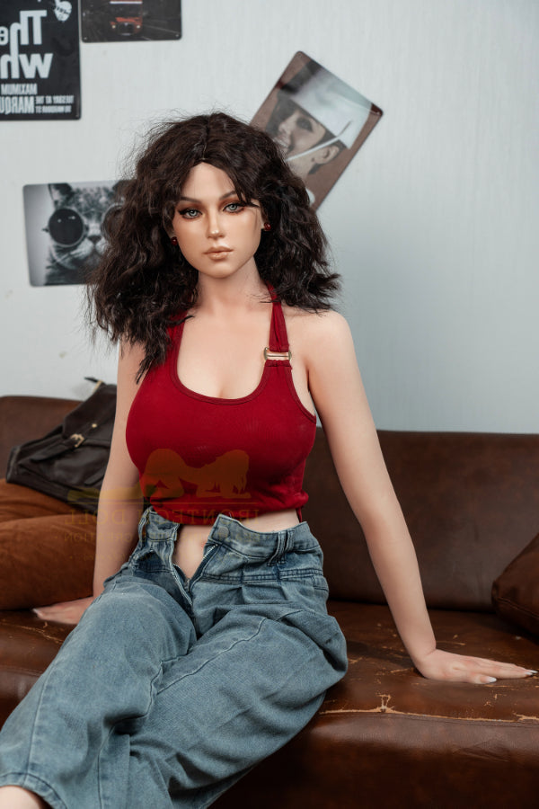 166cm/5ft5 D-cup Bubble Butt Realistic Silicone Sex Doll - S38 Flora Irontech
