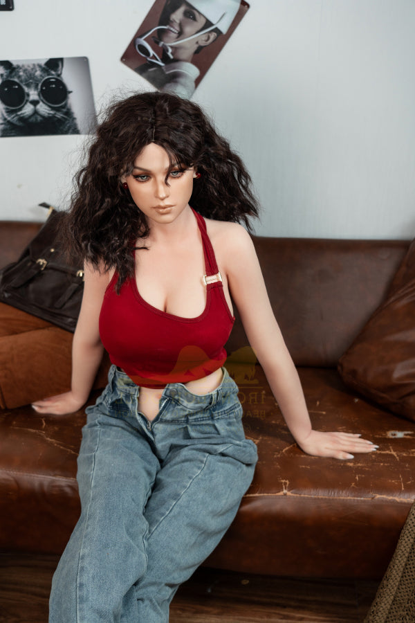 166cm/5ft5 D-cup Bubble Butt Realistic Silicone Sex Doll - S38 Flora Irontech