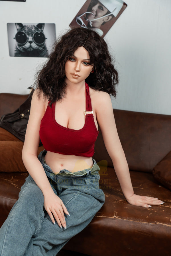 166cm/5ft5 D-cup Bubble Butt Realistic Silicone Sex Doll - S38 Flora Irontech