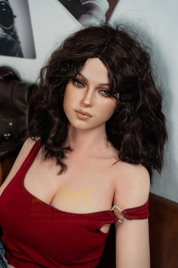 166cm/5ft5 D-cup Bubble Butt Realistic Silicone Sex Doll - S38 Flora Irontech
