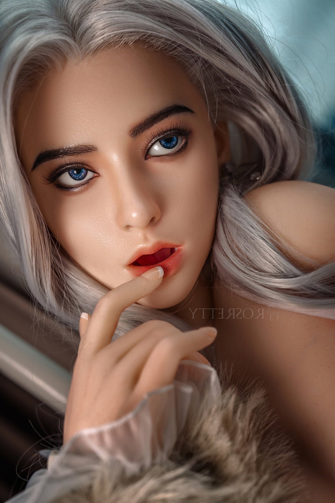 164cm/5ft5 F-cup Big Breast Silicone Head Sex Doll – M12 SY