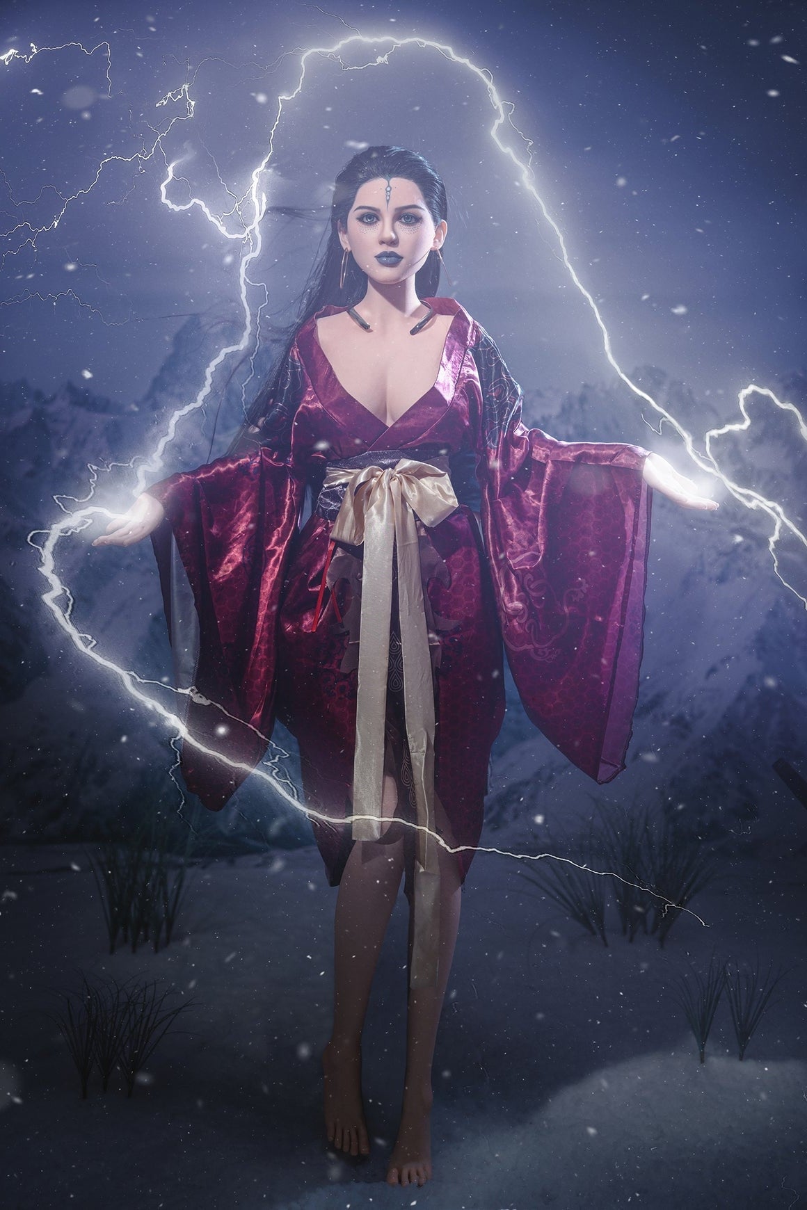 164cm/5ft5 F-cup Big Breast Silicone Sex Doll – #263 SY