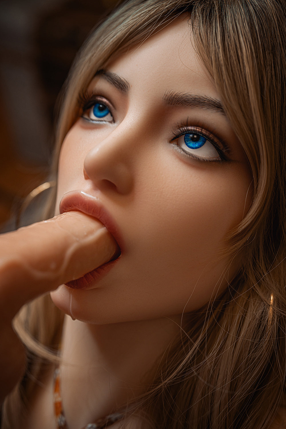 162cm/5ft4 D-Cup Sexy TPE Sex Doll with Oral Sex Silicone Head #478 6ye