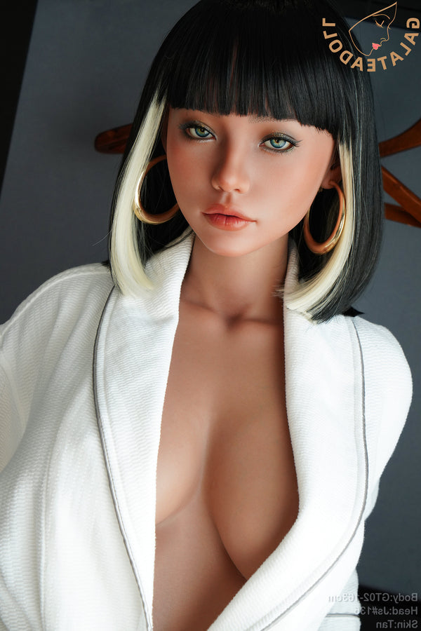 Us In Stock 163cm 5ft4 E Cup Real Skin Texture Silicone Sex Doll Gt02 Js135 Tan - E-cup Torso Galatea
