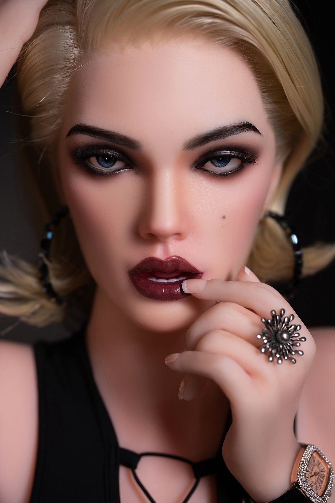 170cm/5ft7 I-cup Blonde Silicone Head Sex Doll – M14 SY