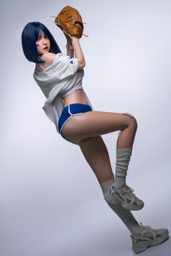 158cm/5ft2 D-cup Skinny Full Silicone Asian Sex Doll - #6-020 Orange