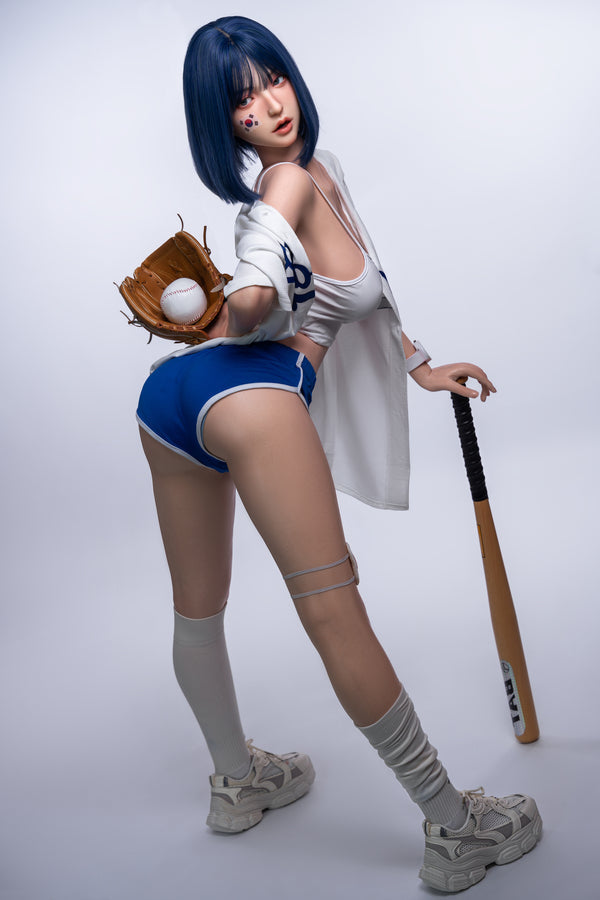 158cm/5ft2 D-cup Skinny Full Silicone Asian Sex Doll - #6-020 Orange