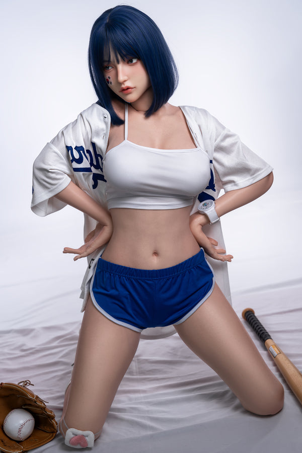 158cm/5ft2 D-cup Skinny Full Silicone Asian Sex Doll - #6-020 Orange