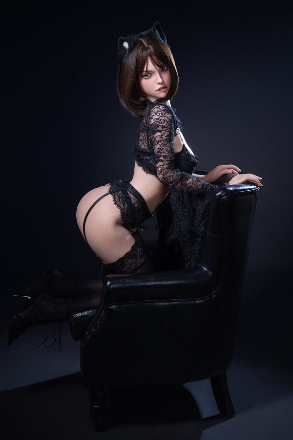 US In Stock - 158cm/5ft2 D-cup Full Silicone Sex Doll - T05 Fair Top Fire