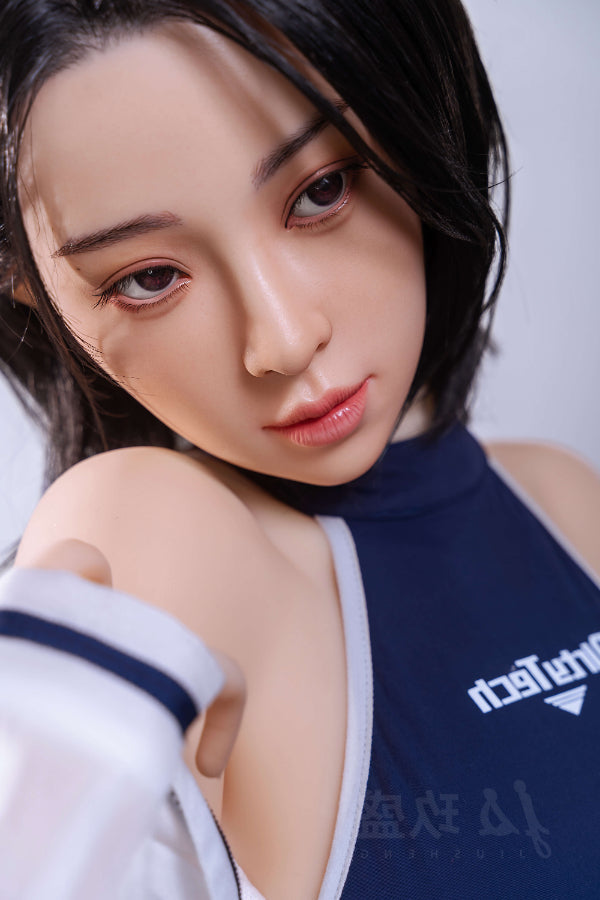 155cm/5ft1 F-cup Big Boobs Silicone Head Sex Doll - #62 Aki Jiusheng