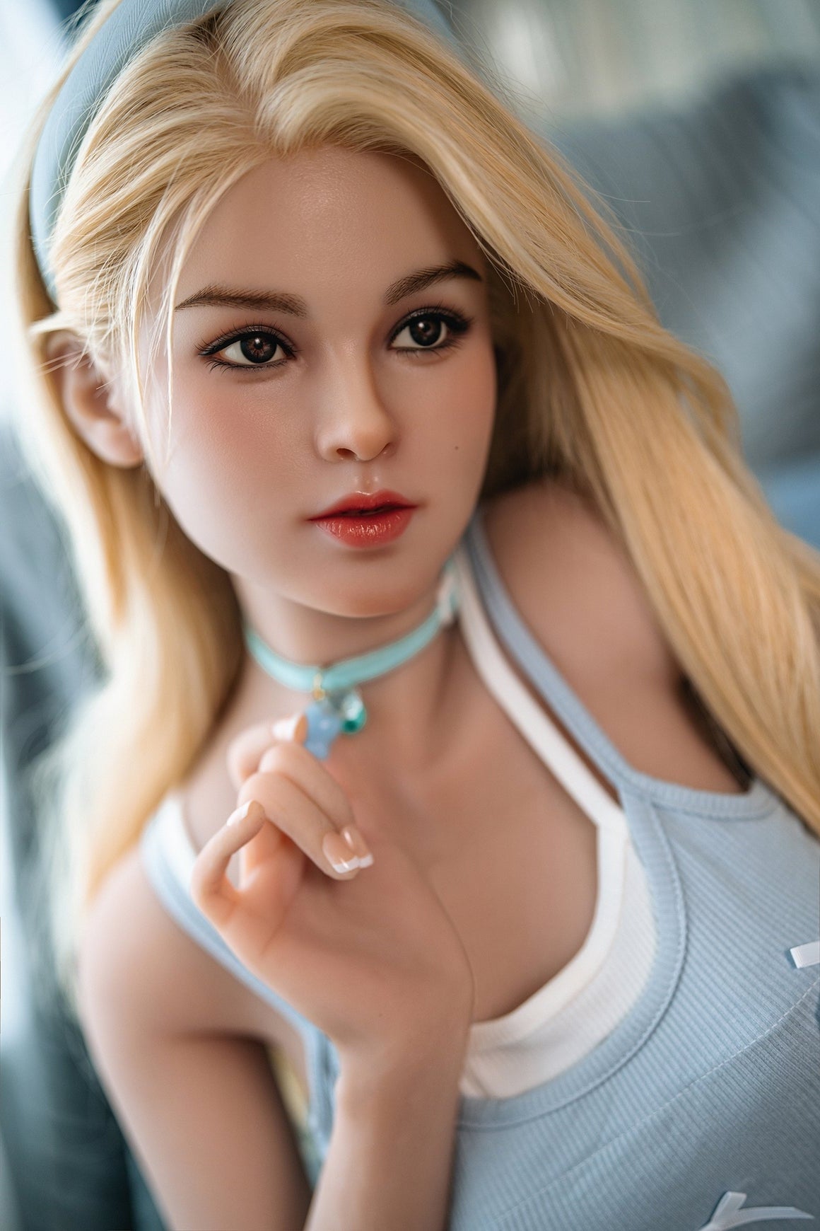 US In Stock - 148cm/4ft9 C-cup Medium Breast Silicone Head Sex Doll – Torso SY