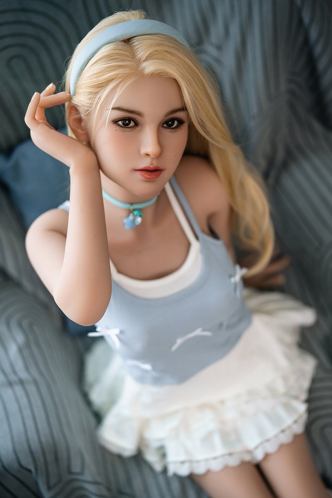 US In Stock - 148cm/4ft9 C-cup Medium Breast Silicone Head Sex Doll – Torso SY