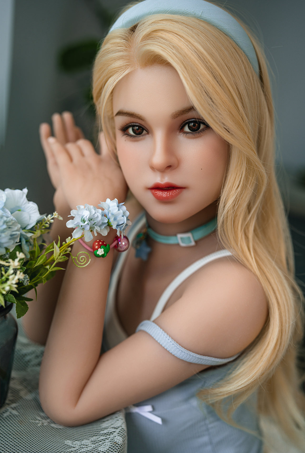 US In Stock - 148cm/4ft9 C-cup Medium Breast Silicone Head Sex Doll – Torso SY