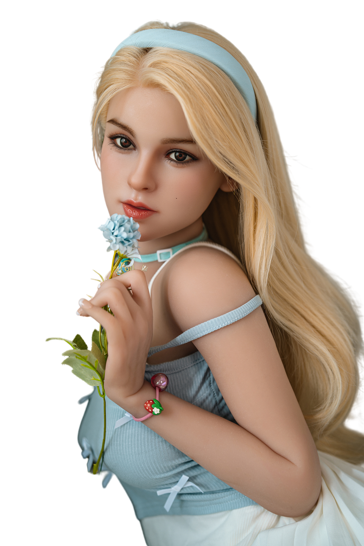 US In Stock - 148cm/4ft9 C-cup Medium Breast Silicone Head Sex Doll – Torso SY