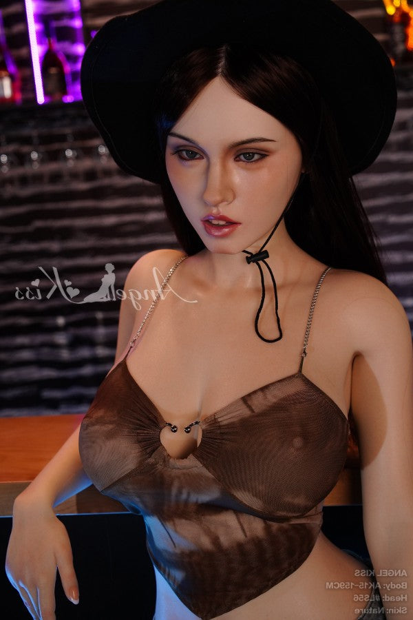 159cm/5ft3 F-cup Big Breast Silicone Sex Doll – LS56 Angelkiss