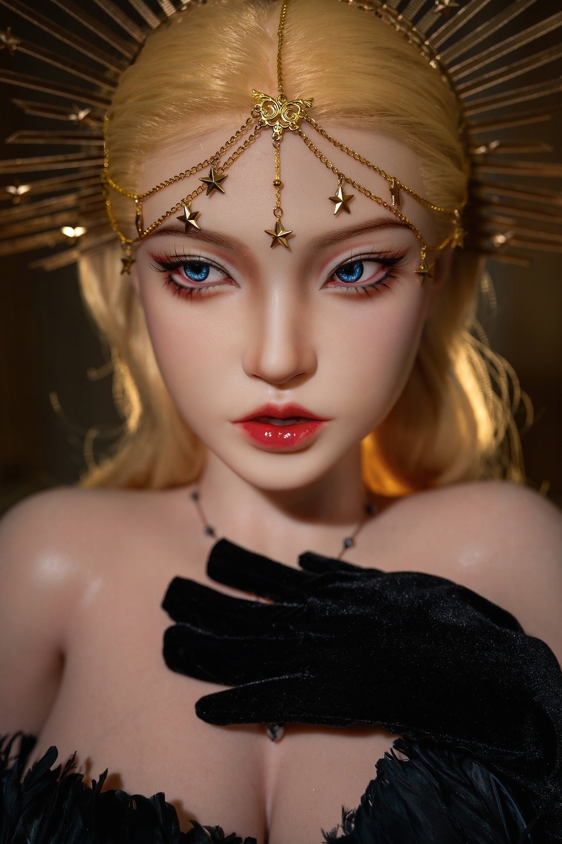 164cm/5ft5 I-cup Blonde Silicone Sex Doll – #M29 SY