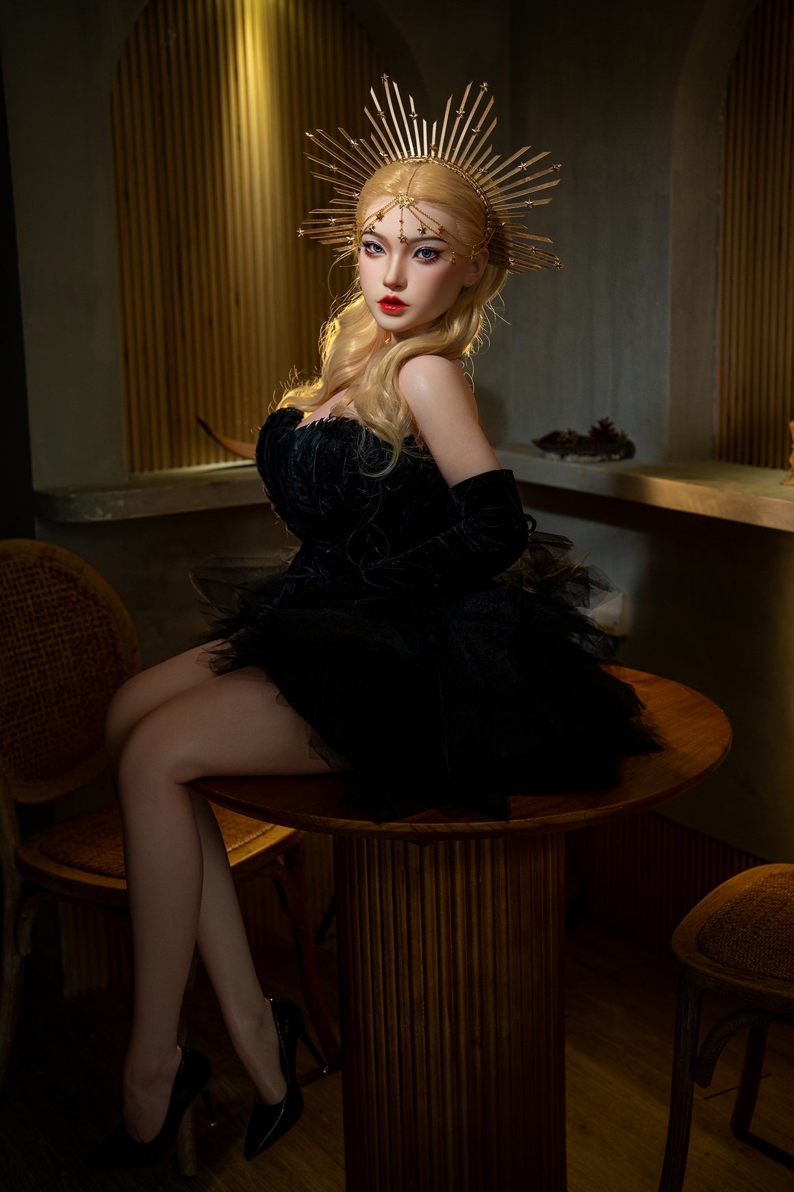 164cm/5ft5 I-cup Blonde Silicone Sex Doll – #M29 SY