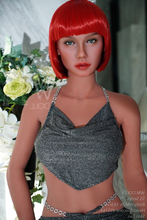 163cm/5ft4 H-Cup Milf Sex Doll with Silicone Head #SS164 WM