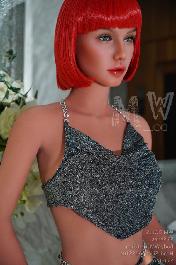 163cm/5ft4 H-Cup Milf Sex Doll with Silicone Head #SS164 WM