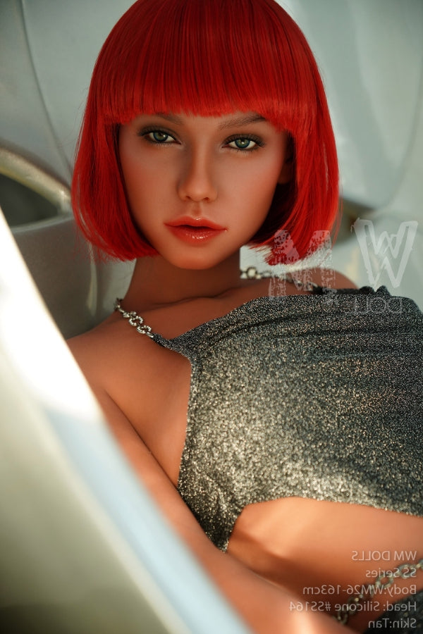 163cm/5ft4 H-Cup Milf Sex Doll with Silicone Head #SS164 WM