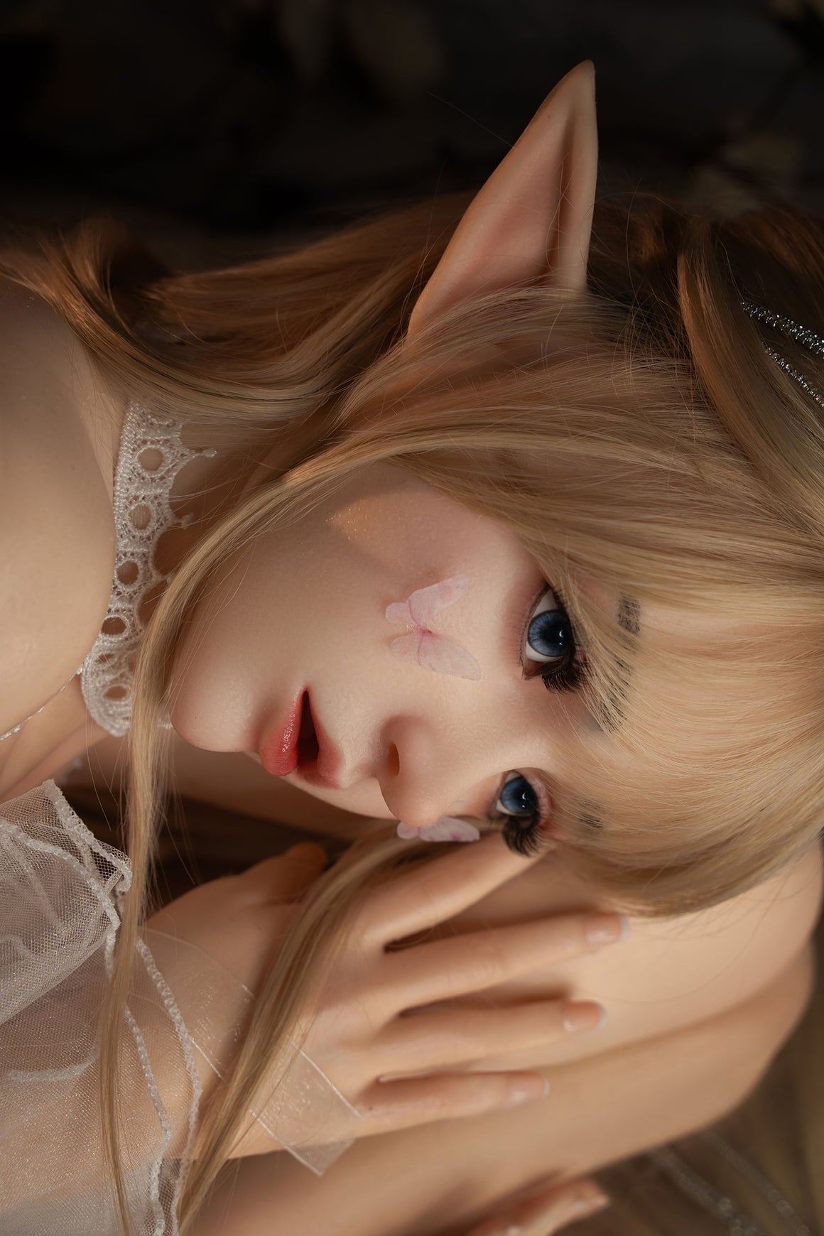 US In Stock - 150cm/4ft11 A-cup Cute Silicone Sex Doll – #M8 SY