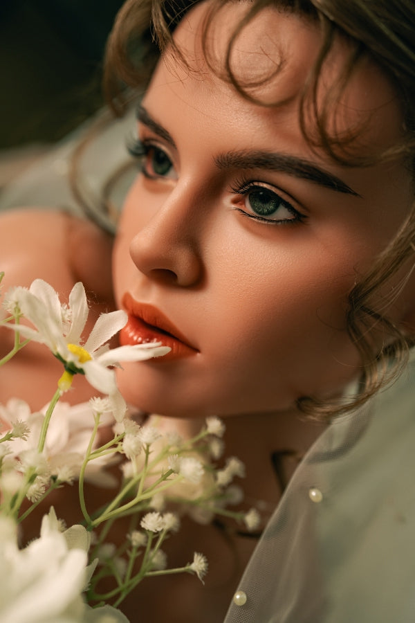 158cm/5ft2 F-cup Blonde Full Silicone Sex Doll - 824 Top Fire