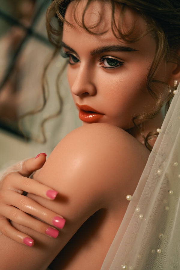 158cm/5ft2 F-cup Blonde Full Silicone Sex Doll - 824 Top Fire