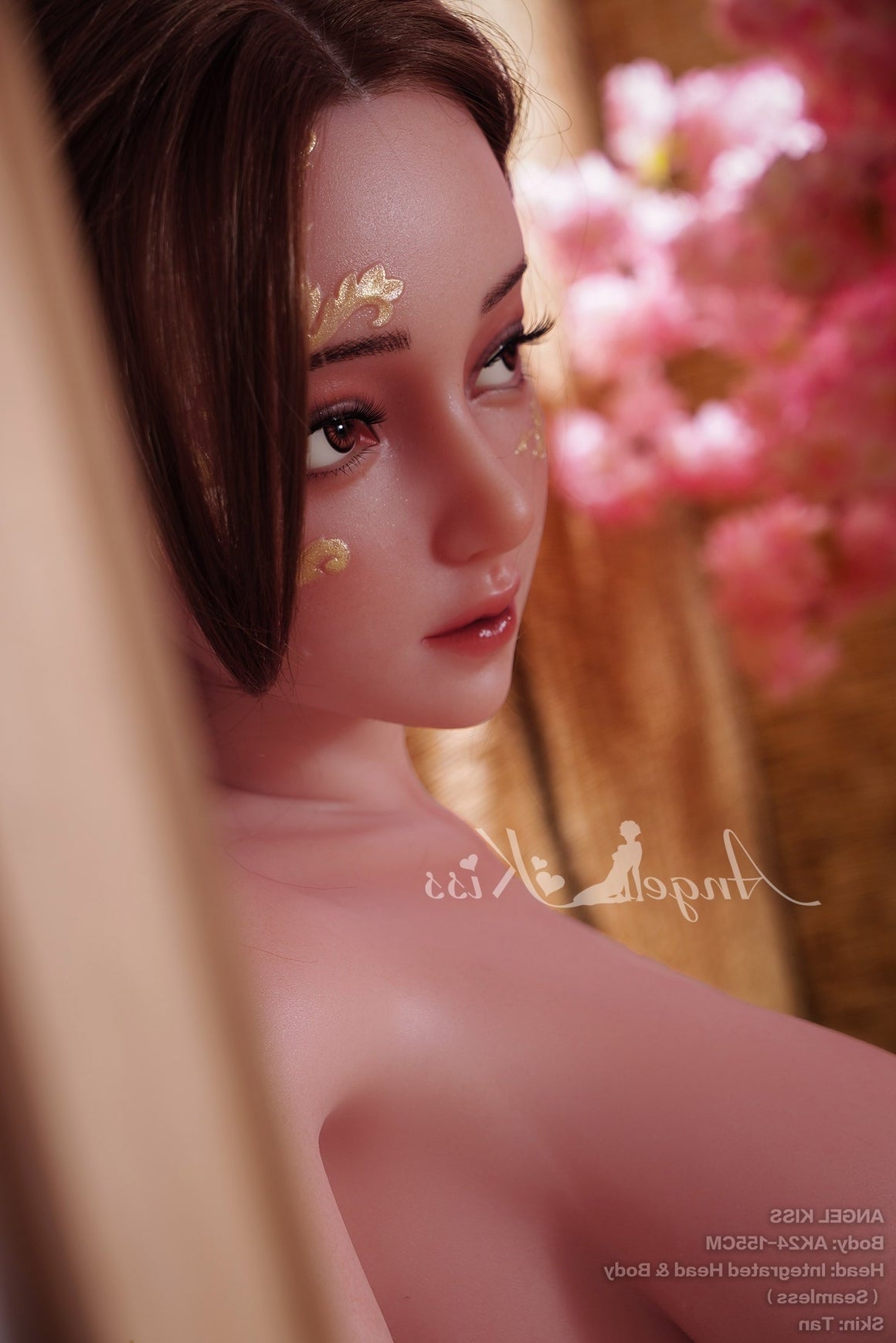 155cm/5ft1 H-cup Seamless Neck All-In-One Silicone Sex Doll AK24 - Ang Torso Angelkiss