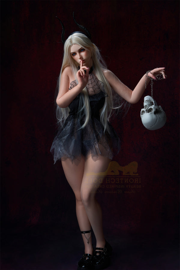 EU In Stock - 164cm/5ft5 F-cup Silicone Sex Doll - B1 Halloween Irontech