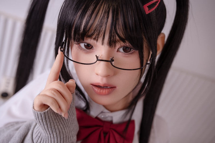 148cm/4ft9 G-cup Japanese Cute Full Silicone Sex Doll - #712 Orange in