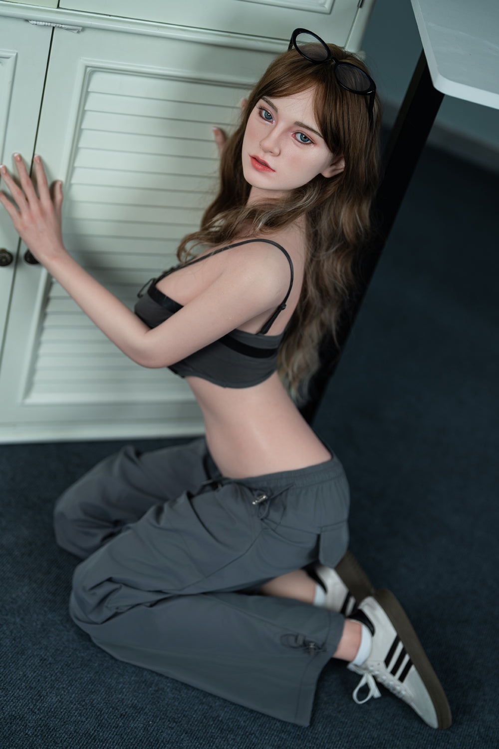 EU In Stock - 170cm/5ft7 D-cup ROS Silicone Head Blonde Sex Doll - M12 Torso JX