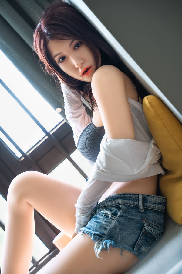 160cm/5ft3 G-cup Silicone Head Chinese Sex Doll – #545 Orange