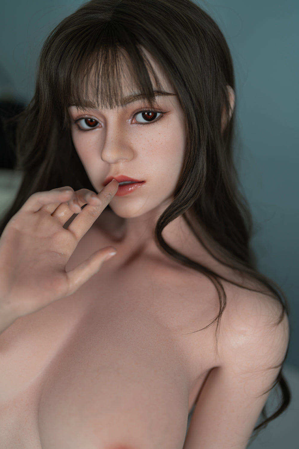 EU In Stock - 160cm/5ft3 D-cup ROS Silicone Head Sex Doll - M8 JX