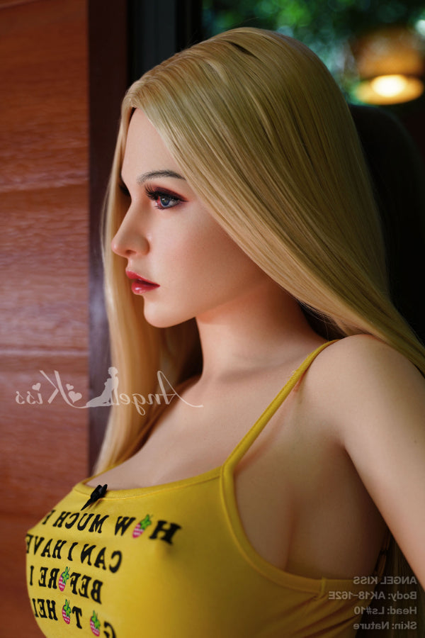 162cm/5ft4 E-cup Big Boobs Blonde Silicone Sex Doll – LS10 Angelkiss