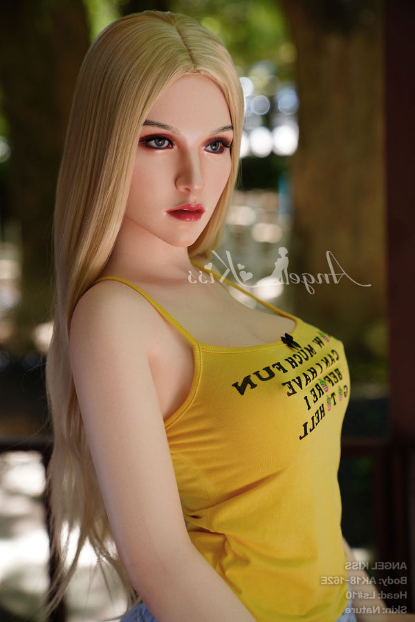 162cm/5ft4 E-cup Big Boobs Blonde Silicone Sex Doll – LS10 Angelkiss