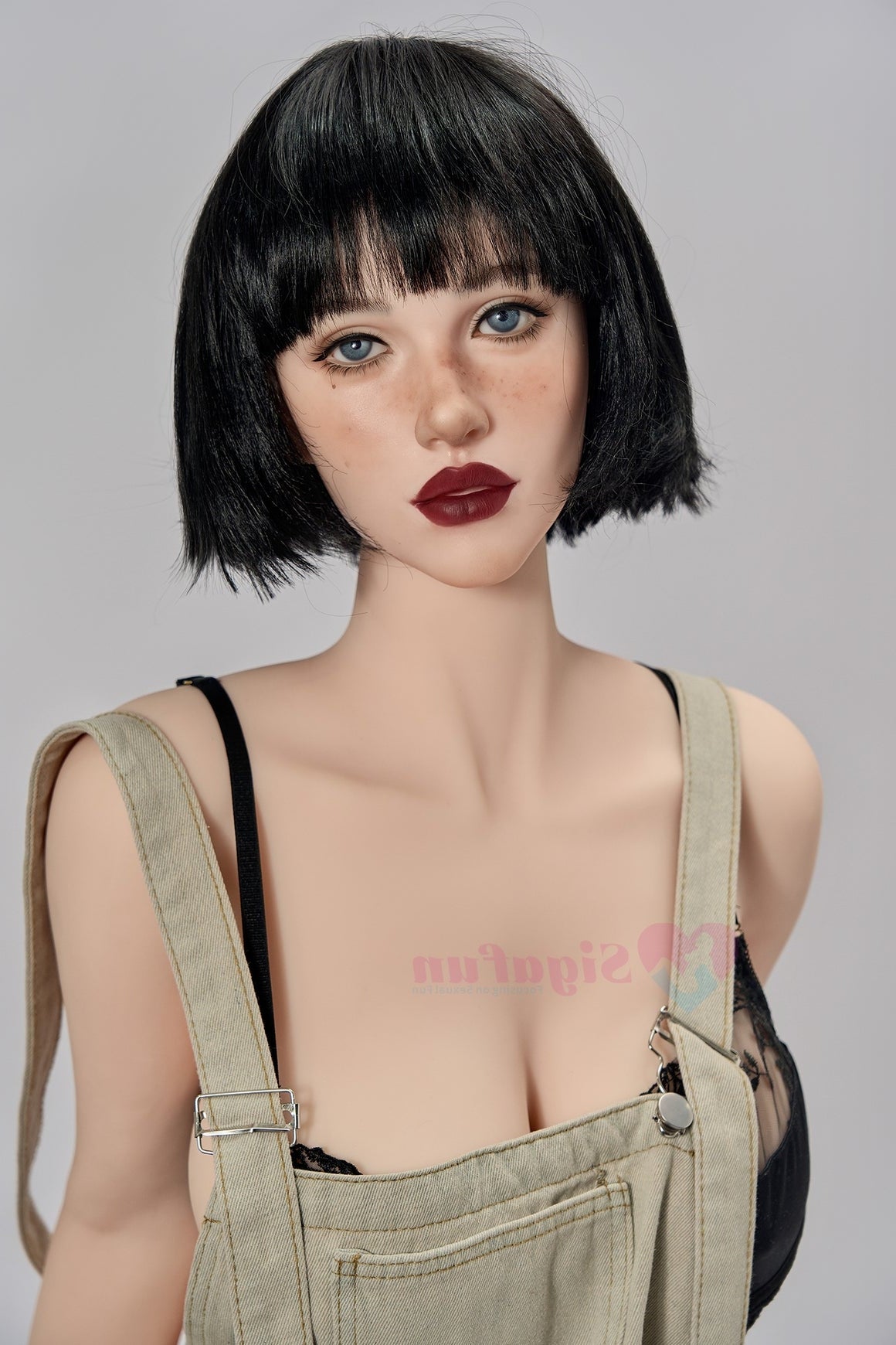 US In Stock - 164cm/5ft5 H-Cup Silicone Head Sex Doll SG2 - Cecily Nat Torso Sigafun