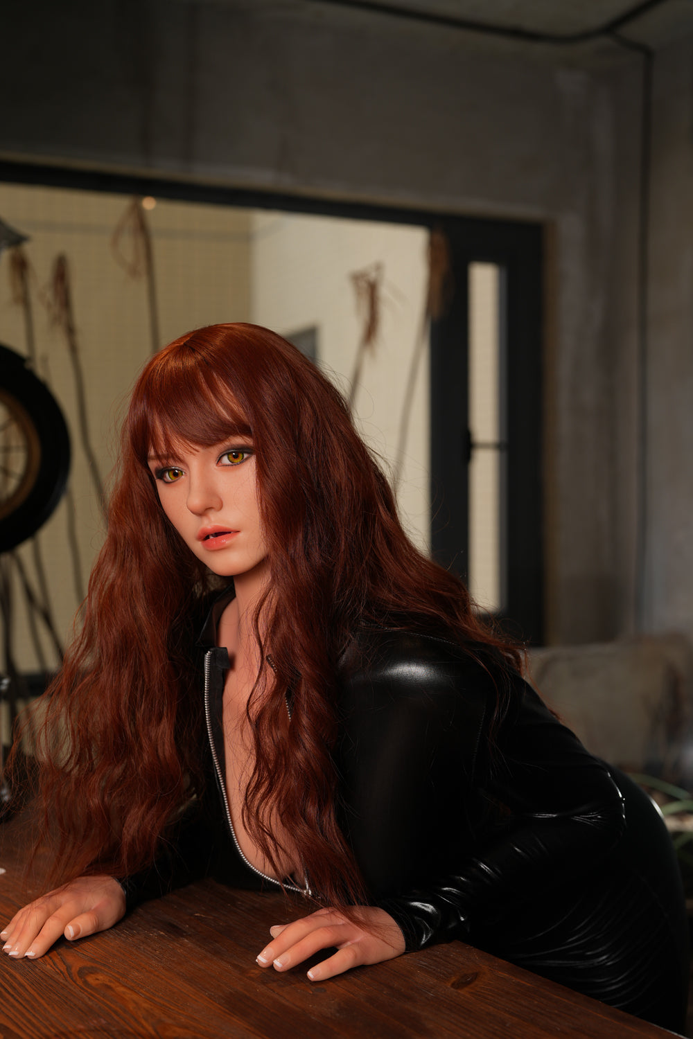 165cm/5ft5 D-cup Silicone ROS Head Sex Doll – Natalia Starpery