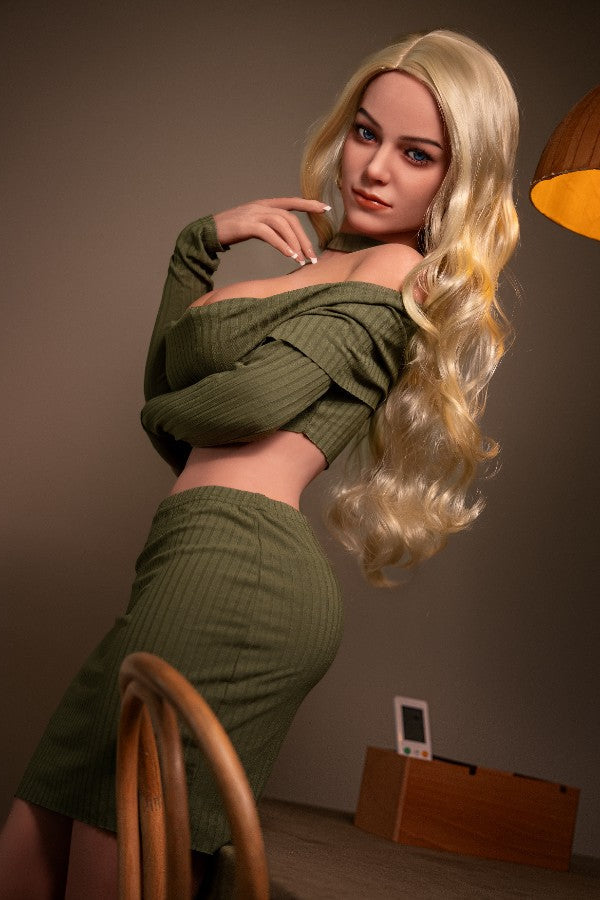 166cm/5ft5 H-cup Blonde TPE Sex Doll - #AB13 Aibei