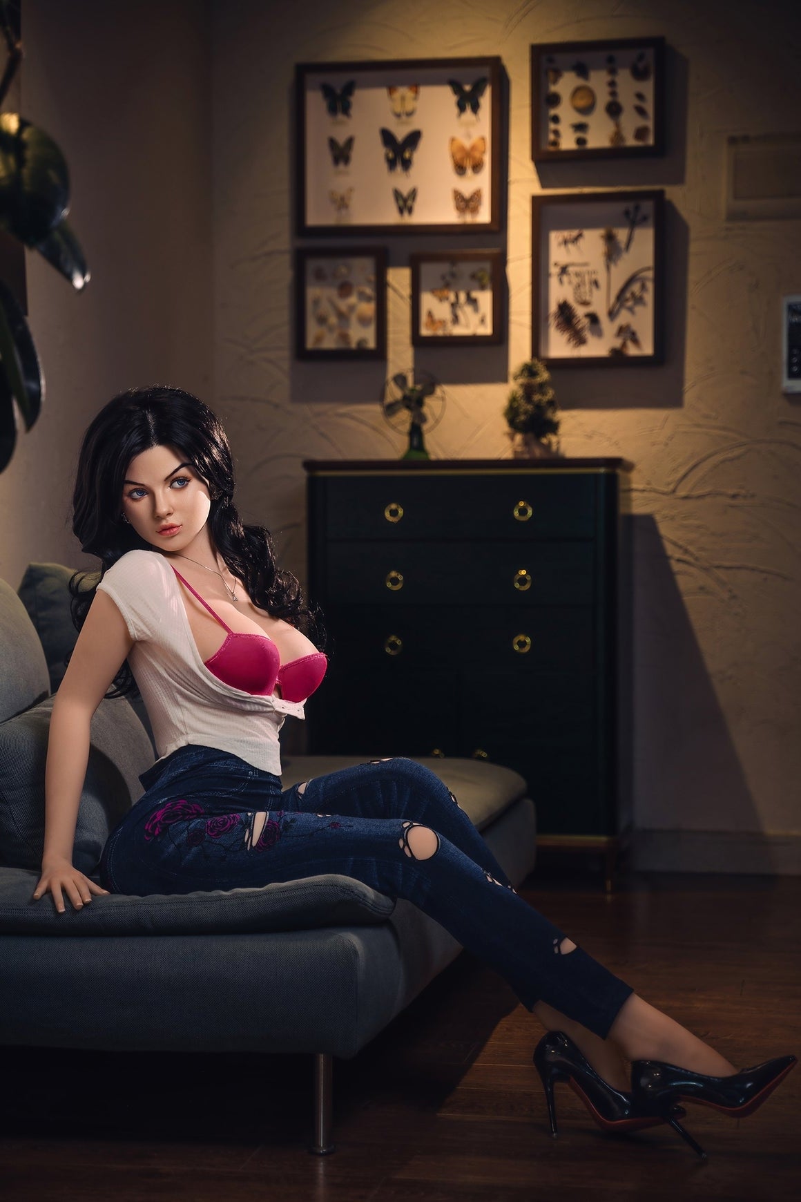 160cm/5ft3 C-cup Medium Breast Silicone Head Sex Doll – #S15 SY