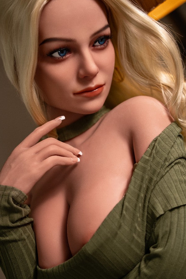 166cm/5ft5 H-cup Blonde TPE Sex Doll - #AB13 Aibei