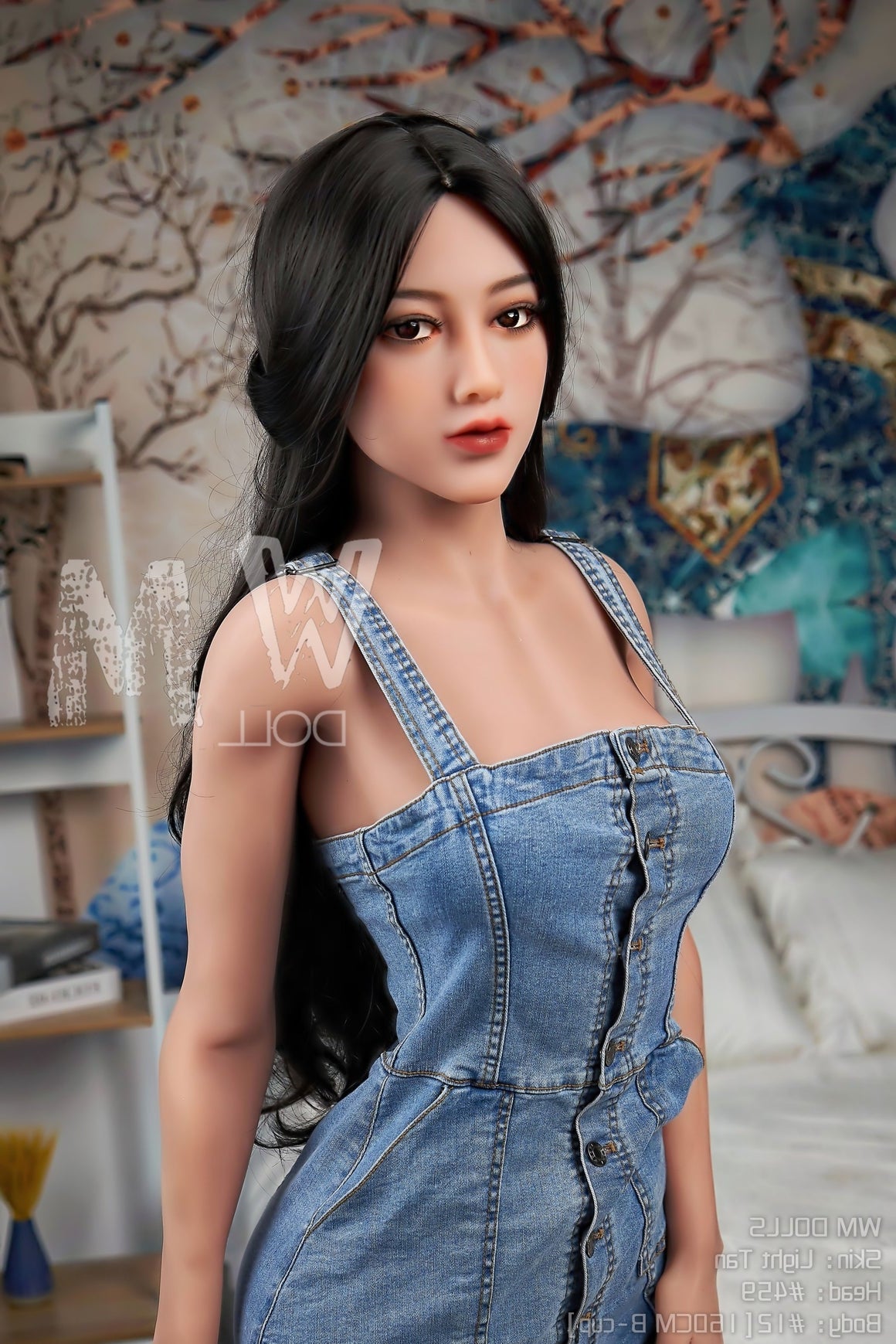 160cm/5ft3 B-cup TPE Beautiful Small Boobs Sex Doll with #459 Head WM