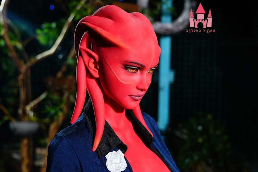 US In Stock - 160cm/5ft3 F-cup Red Skinned Alien TPE Sex Doll - #A9 Dolls Castle