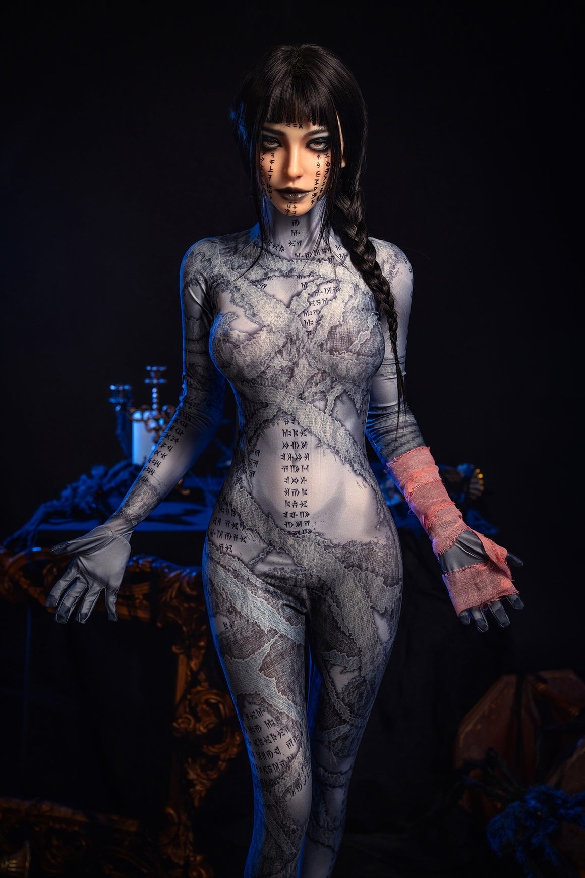 166cm/5ft5 C-cup Medium Breast Silicone Head Sex Doll M7-1 SY