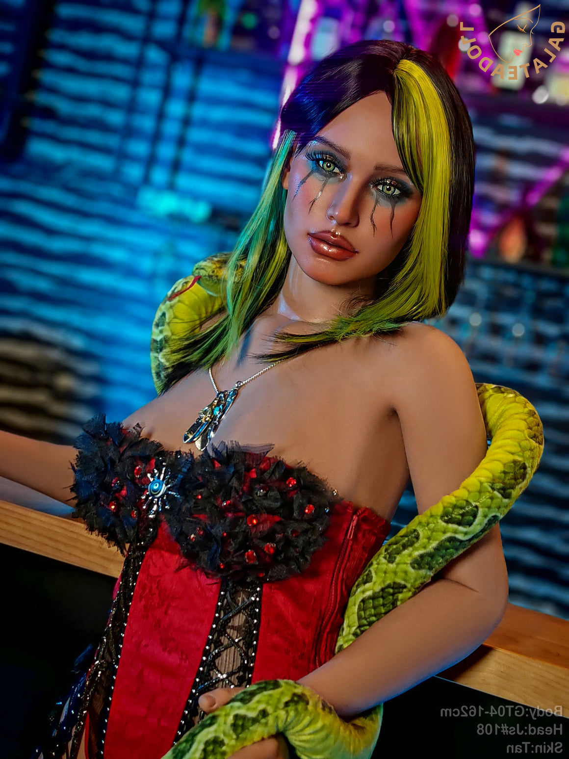 162cm 5ft4 E Cup Real Skin Texture Silicone Halloween Sex Doll Gt04 Js108 Tan - E-cup Torso Galatea