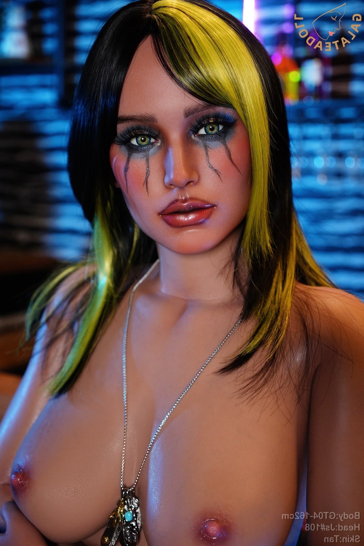 162cm 5ft4 E Cup Real Skin Texture Silicone Halloween Sex Doll Gt04 Js108 Tan - E-cup Torso Galatea