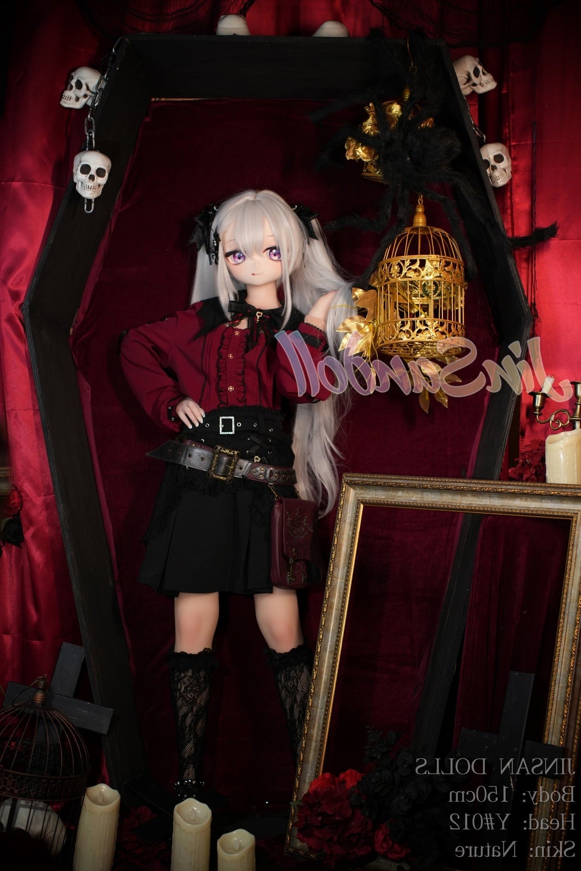 150cm/4ft11 A-cup Anime TPE Sex Doll with #Y012 Head WM