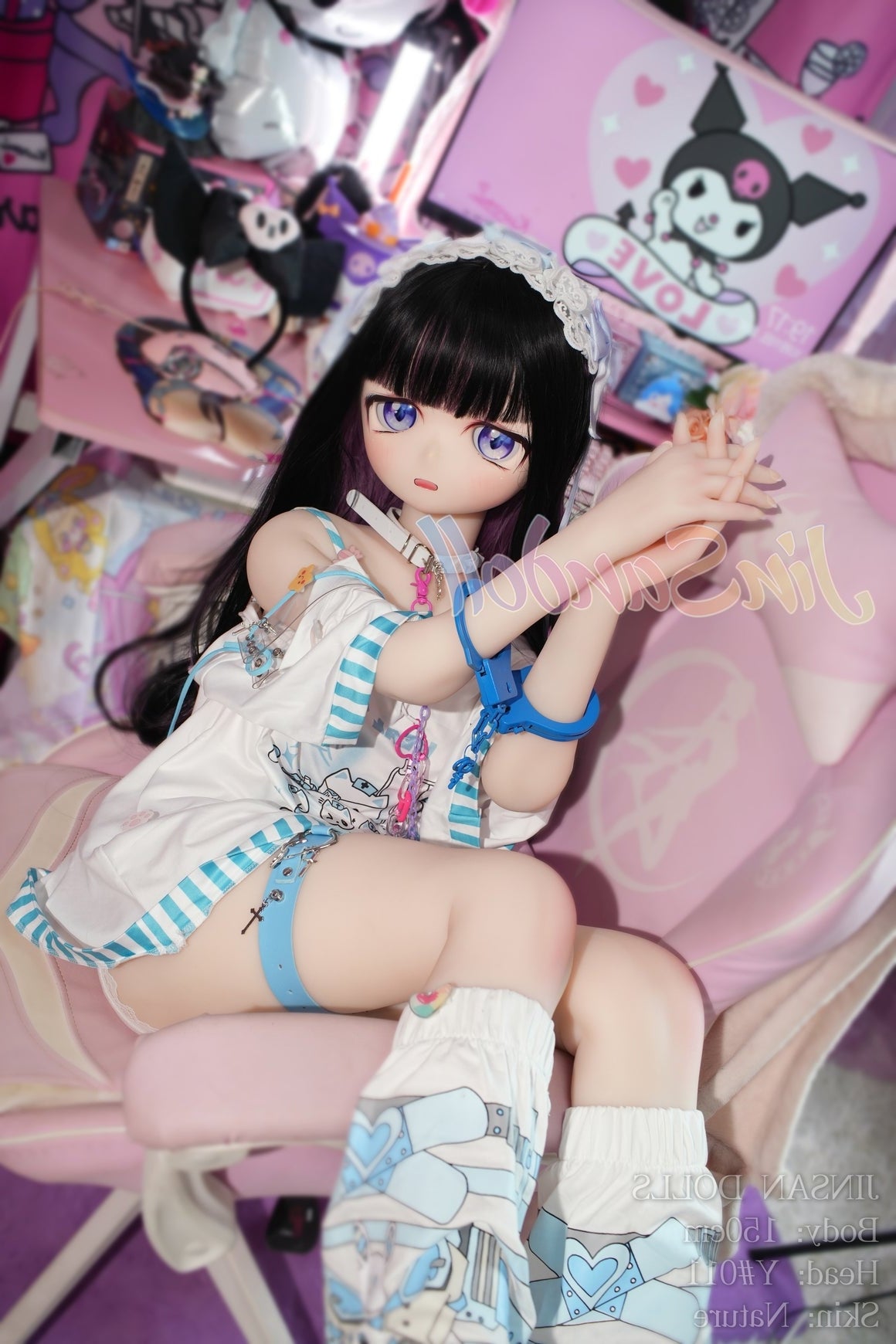 150cm/4ft11 A-cup Anime TPE Sex Doll with #Y011 Head WM